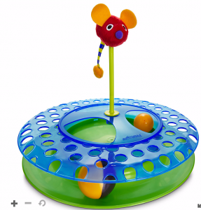 Three in one interactive track toy - Petstages Cheese Chase