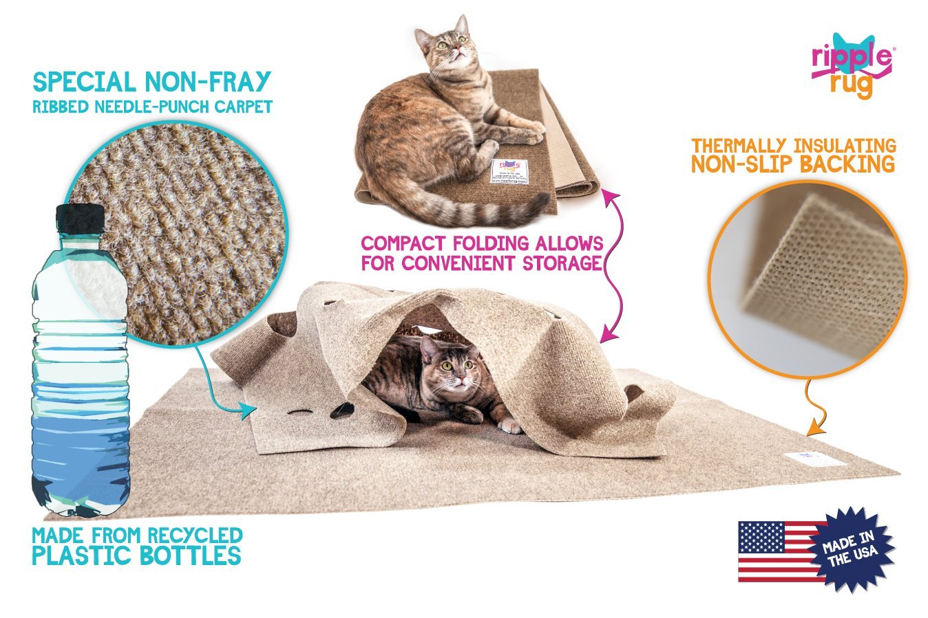 Cat Activity Play Mat A Ripple Rug Review Cool Stuff for Cats