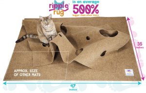 The Ripple Rug Cat Activity Mat - Interactive play with your cat