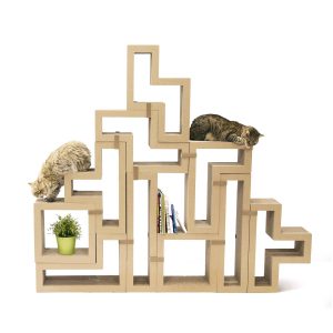 katris modular cat tree fitting sets together to make perfect furniture