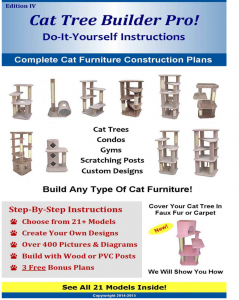 Cat Tree Builder Pro. Do it yourself cat tree building plans