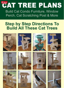 DIY cat furniture. Plans to make your own cat tree