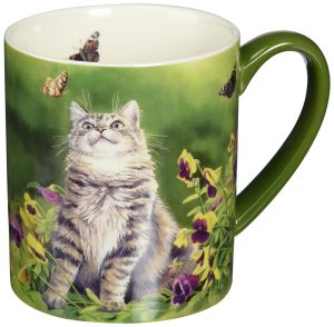Lang Butterfly cute cat mug