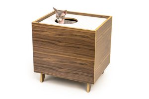 Modernist Cat Top Entry Litter Box