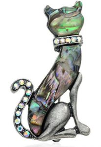 Single Kitty Cat Brooch Pin