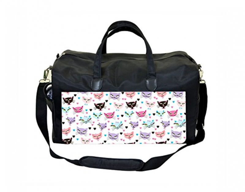 feline print diaper bag from max wilder