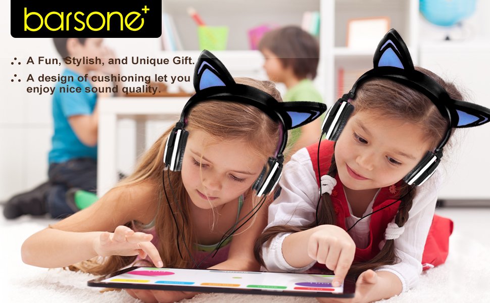 Barsone Cat Ears Headphones