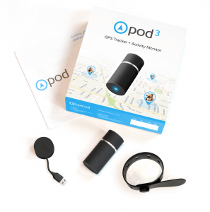 Pod 3 GPS pet Tracker whats in the box